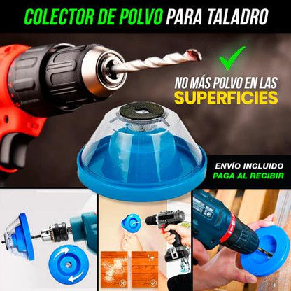 RECOLECTOR DE POLVO PARA BARRENO