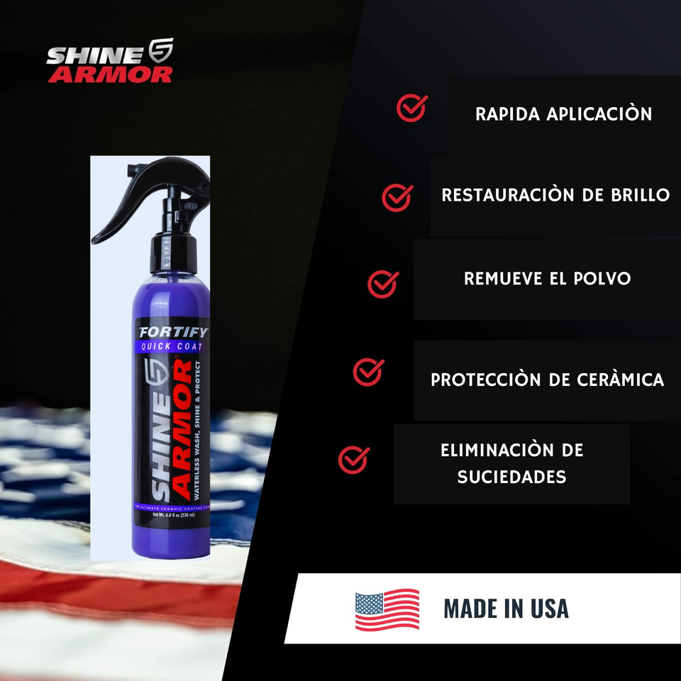 SHINE ARMOR Ⓡ - SPRAY AUTO SELLADOR