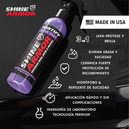 SHINE ARMOR Ⓡ - SPRAY AUTO SELLADOR