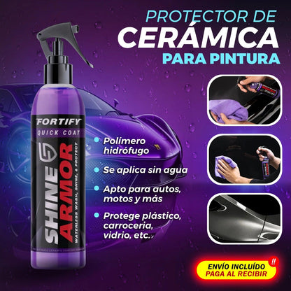 SHINE ARMOR Ⓡ - SPRAY AUTO SELLADOR